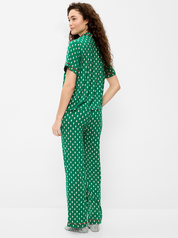 Image 2 de 8, Ensemble pantalon en tricot de jersey Grasse matinée