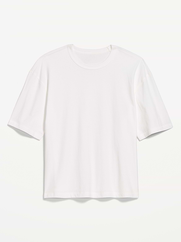 Garment-Dyed Heavyweight Cropped T-Shirt
