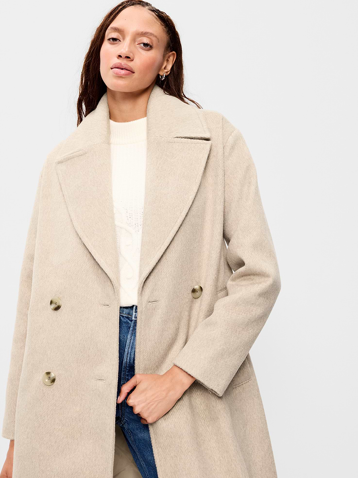 Image 3 of 6, Oversized Longline Overcoat