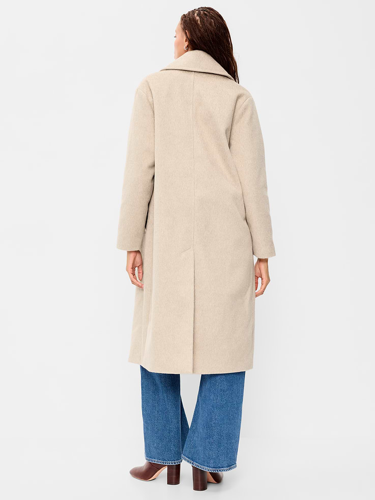 Image 2 of 6, Oversized Longline Overcoat