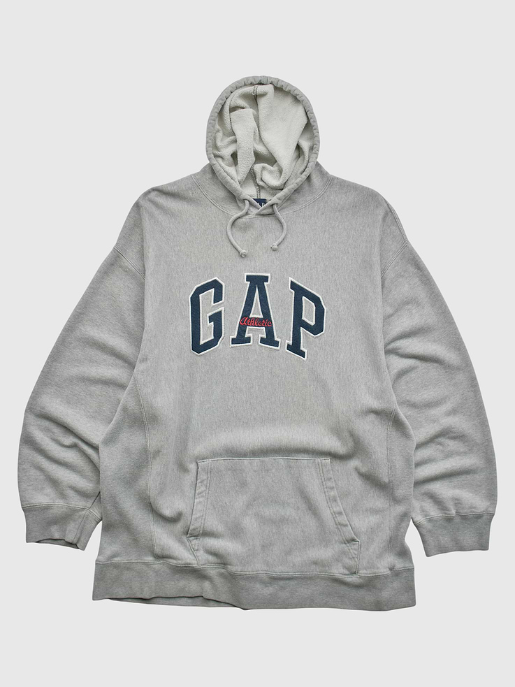 Image 1 of 5, One-of-one vintage piece sourced by Gap. Originally made in 2000s. Tag size listed as Unisex XL. Chest Width: 25 in. Body Length: 32 in. Fits like a modern size XL. Sizing may vary. Condition: Good condition. Small marks near bottom. Online only. Item cannot be returned or exchanged. Specifications: Vintage Laundered Final Sale