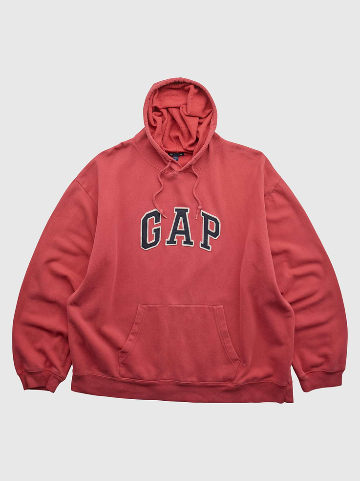 Image 1 of 5, One-of-one vintage piece sourced by Gap. Originally made in 2000s. Tag size listed as Unisex XXL. Chest Width: 28.5 in. Body Length: 29 in. Fits like a modern size XL. Sizing may vary. Condition: Good condition. Bleach mark near pocket. Online only. Item cannot be returned or exchanged. Specifications: Vintage Laundered Final Sale