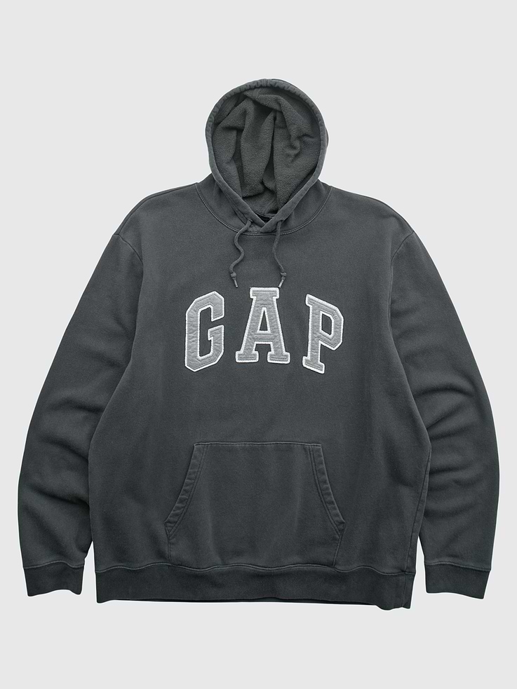 Image 1 of 2, One-of-one vintage piece sourced by Gap. Originally made in 2010s. Tag size listed as Unisex XXL. Chest Width: 27 in. Body Length: 29 in. Fits like a modern size XL. Sizing may vary. Condition: Good condition. Online only. Item cannot be returned or exchanged. Specifications: Vintage Laundered Final Sale