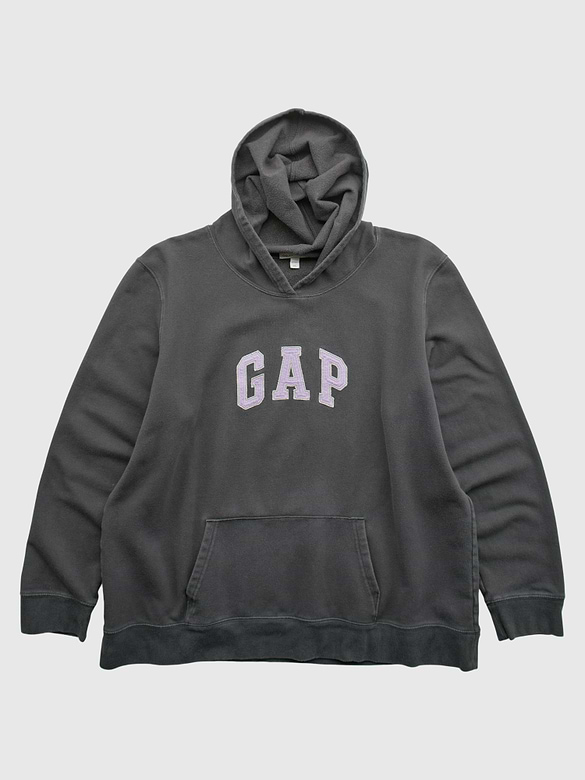 GapVintage Unisex 2010s Pullover Logo Hoodie - XXL