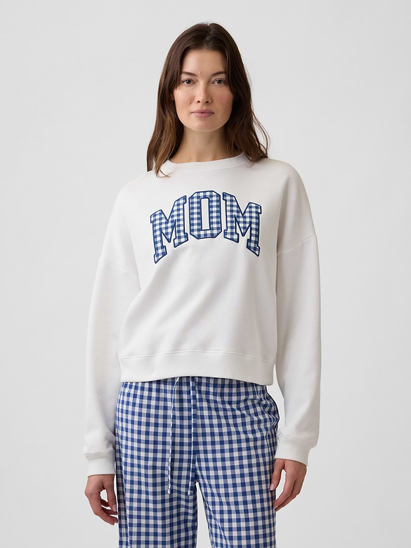 Relaxed Wedge Graphic Sweatshirt