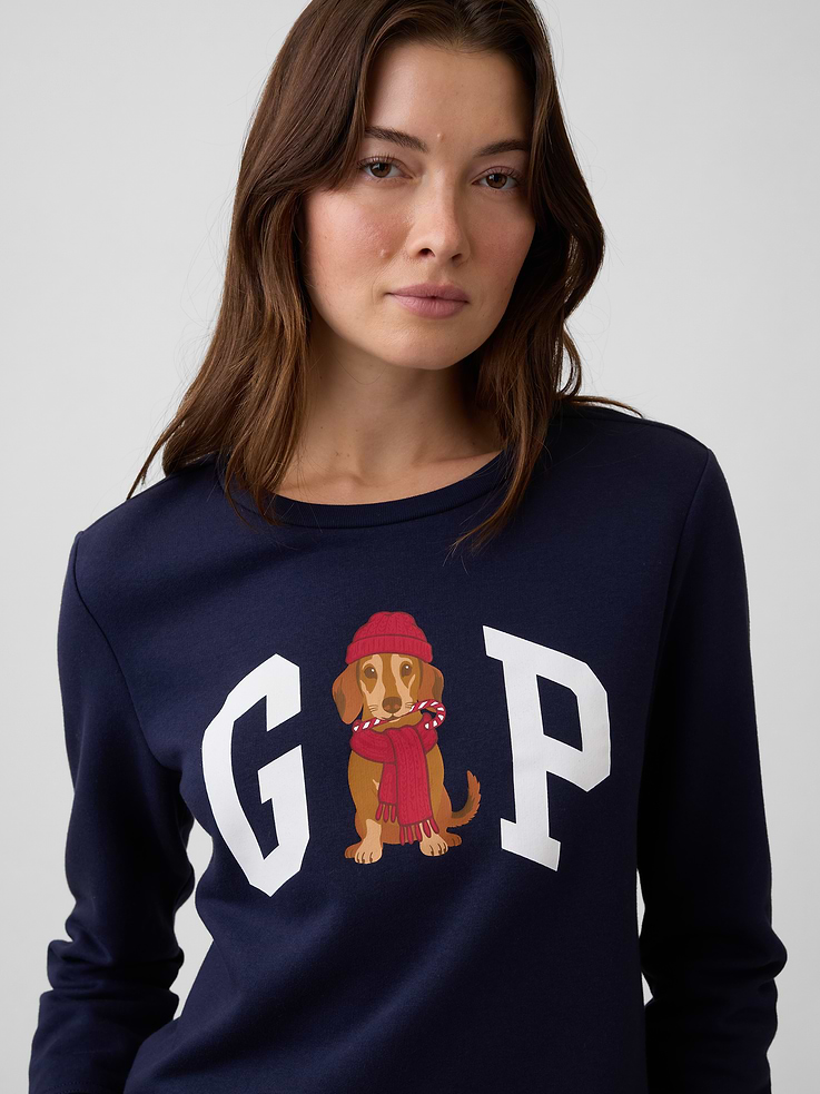 Image 4 of 5, Relaxed Gap Logo Sweatshirt