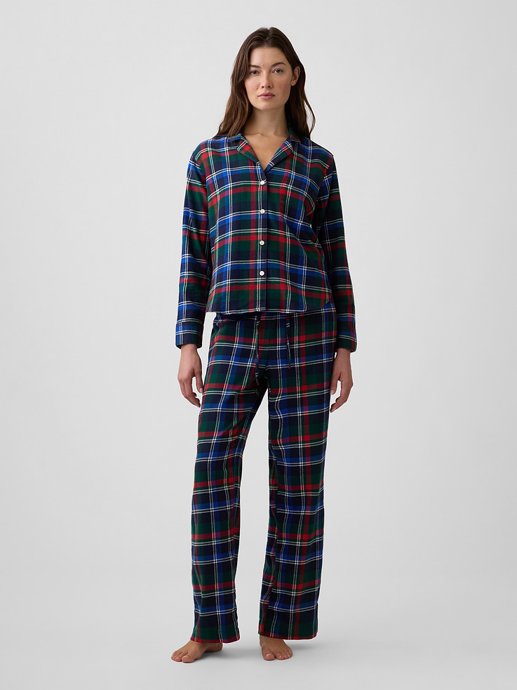 Image 3 of 4, Flannel PJ Shirt