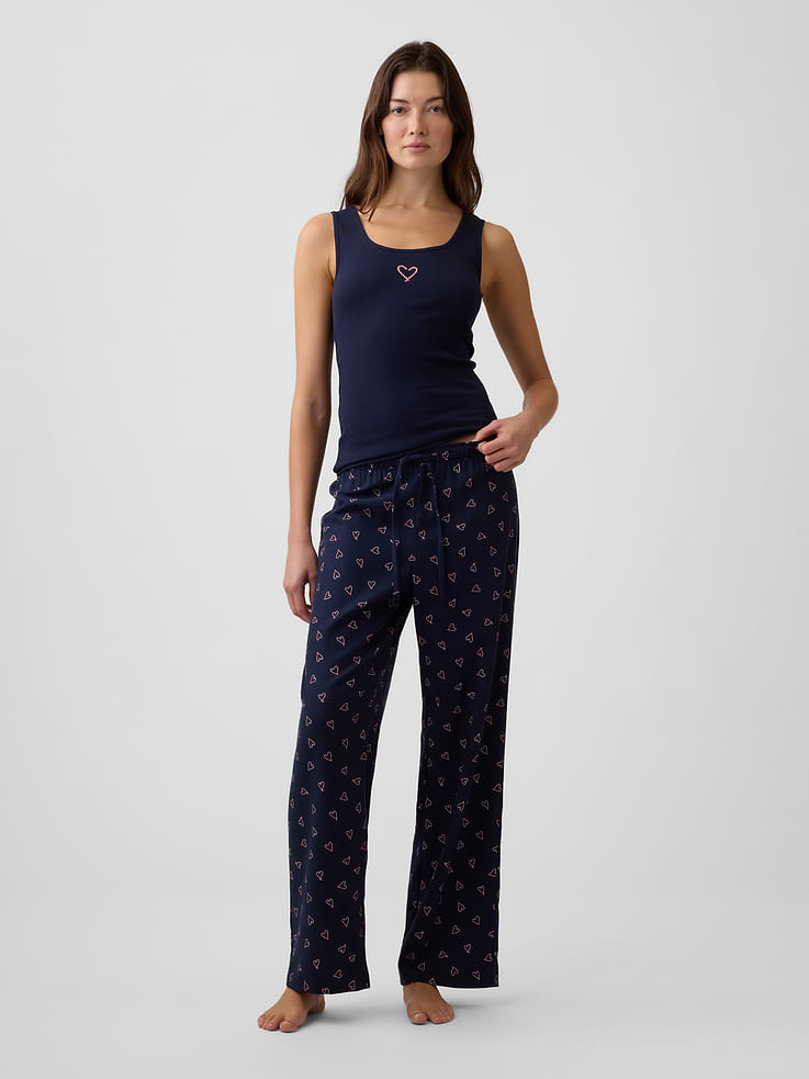 Image 3 of 5, Ribbed PJ Tank Top