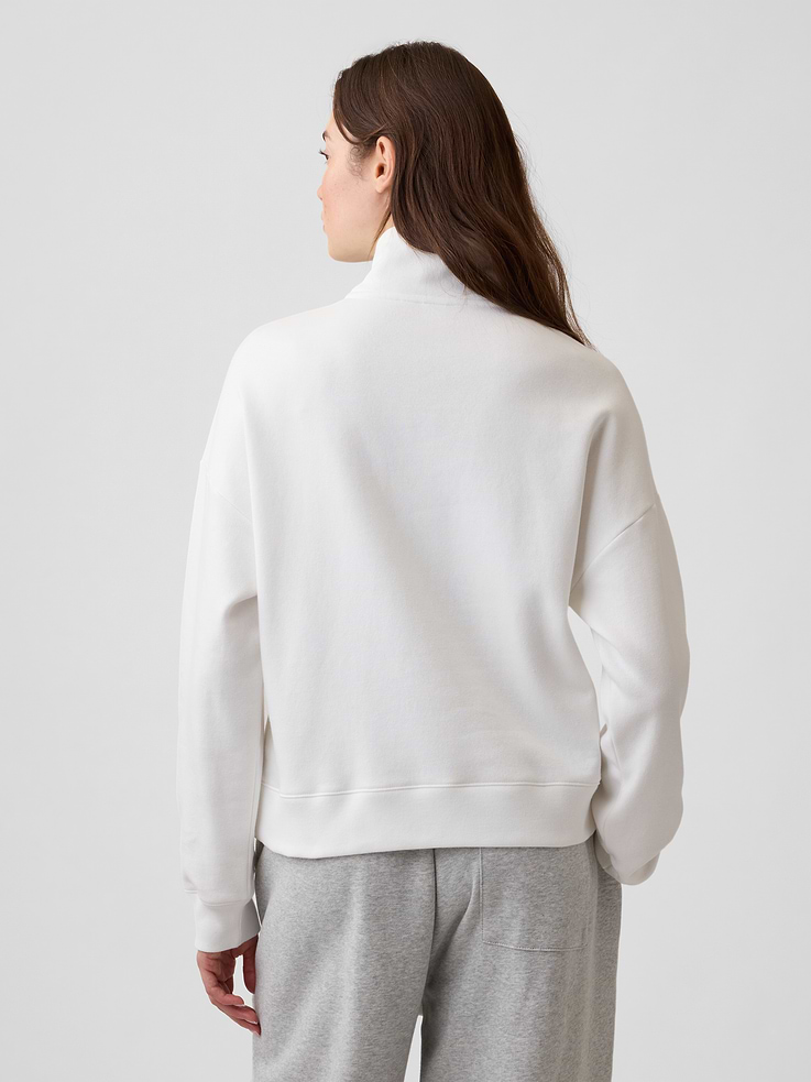 Image 2 of 5, Relaxed Gap Logo Half-Zip Mockneck Sweatshirt