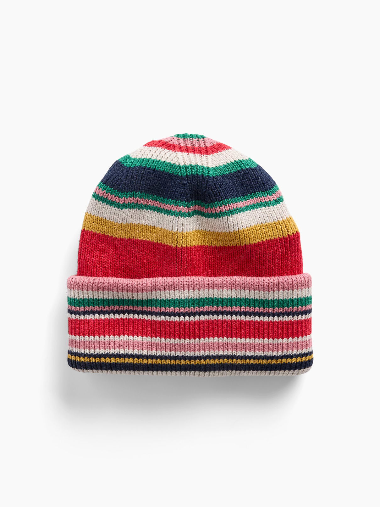 Kids 100% Cotton Happy Stripe Beanie