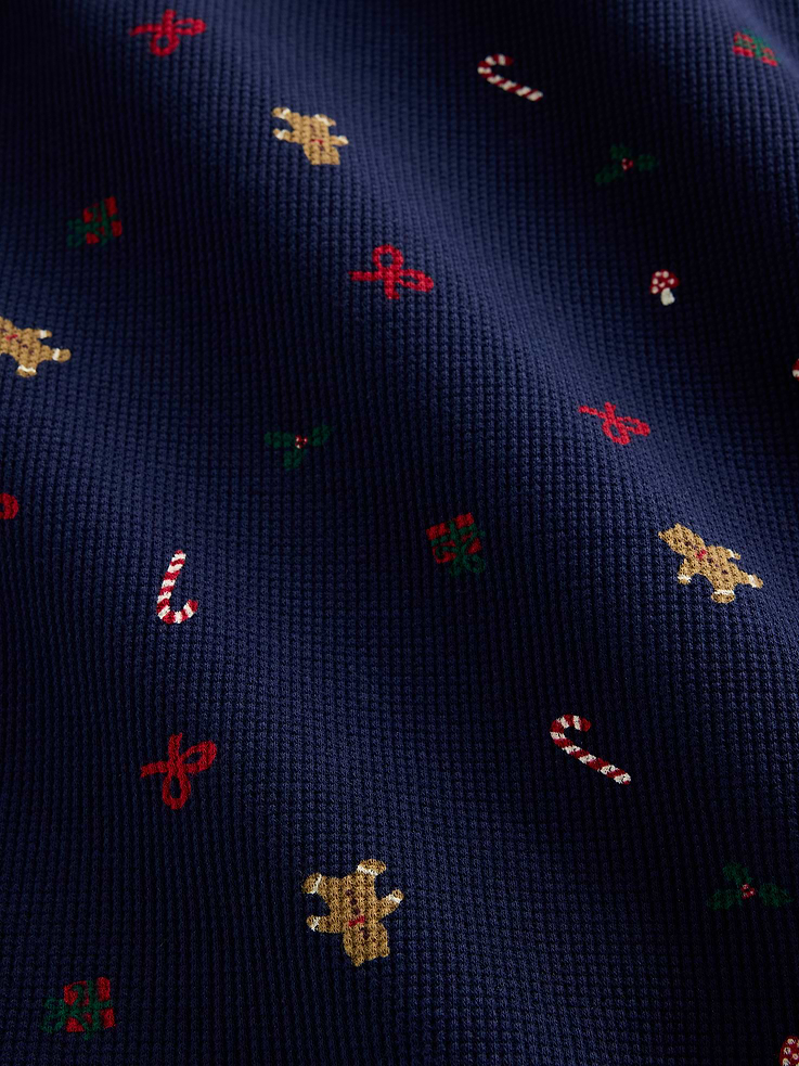 Image 5 of 6, Waffle PJ Leggings