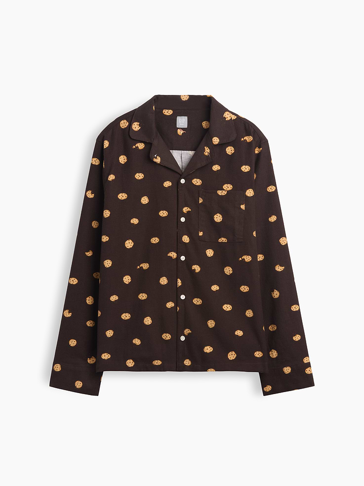 Image 3 of 3, Adult Softest Flannel PJ Shirt