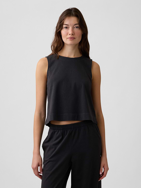 Heavyweight Crewneck Shell Tank Top