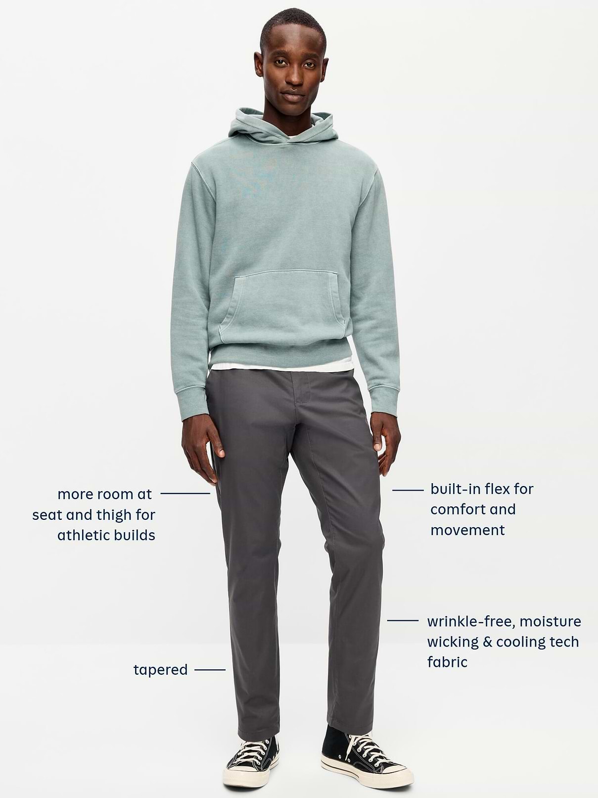 Image 3 of 3, Athletic Tech Ultimate 4.0 Chino Pants