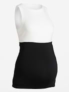 Image 1 of 2, grip hem to hold band in place, stretch fabric that expands with your bump, adds a smooth layer over jeans or leggings, Product #1183382