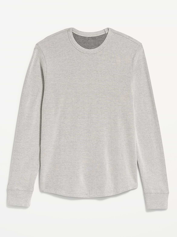 Long-Sleeve Ribbed T-Shirt