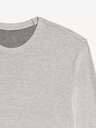 Image 3 of 3, Long-Sleeve Ribbed T-Shirt