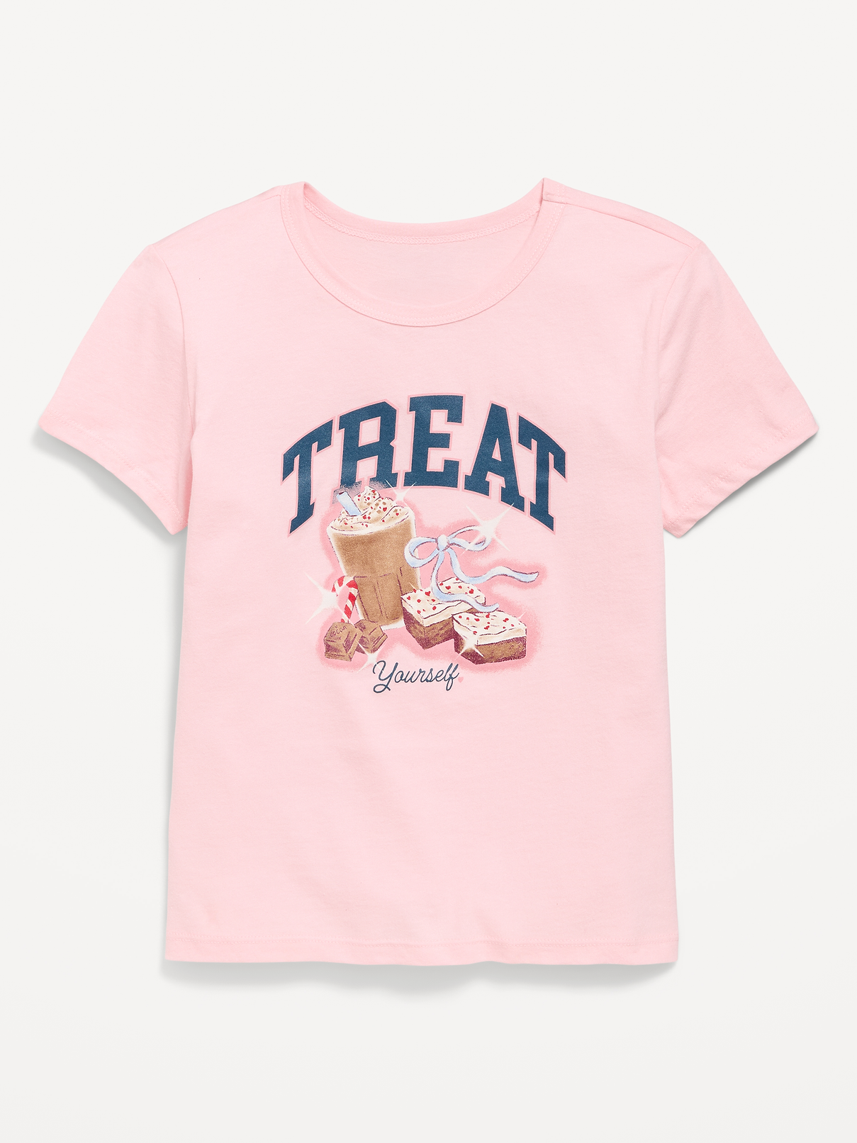 Image 1 of 2, crew neck, short sleeves, graphic at front, Product #1182398