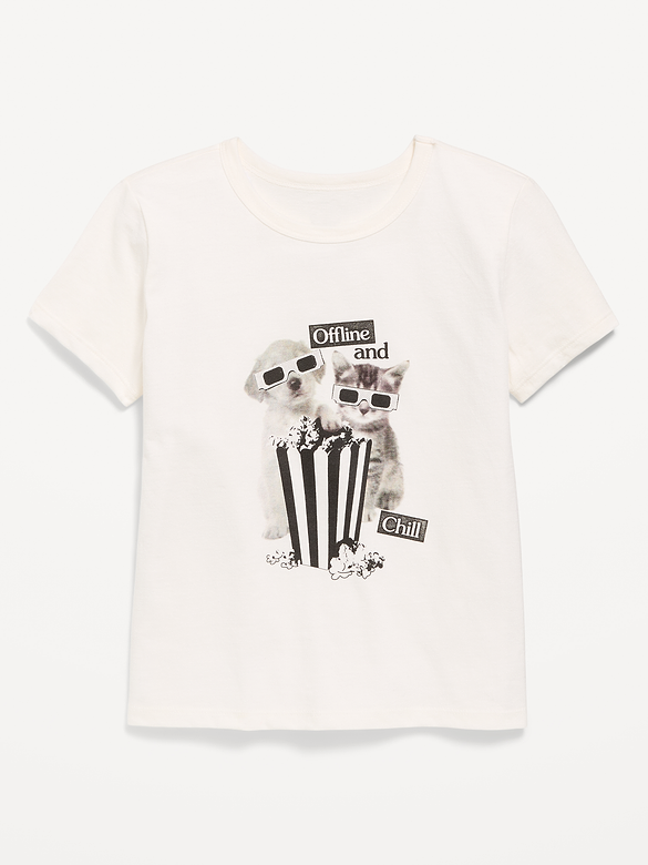Short-Sleeve Graphic T-Shirt for Girls
