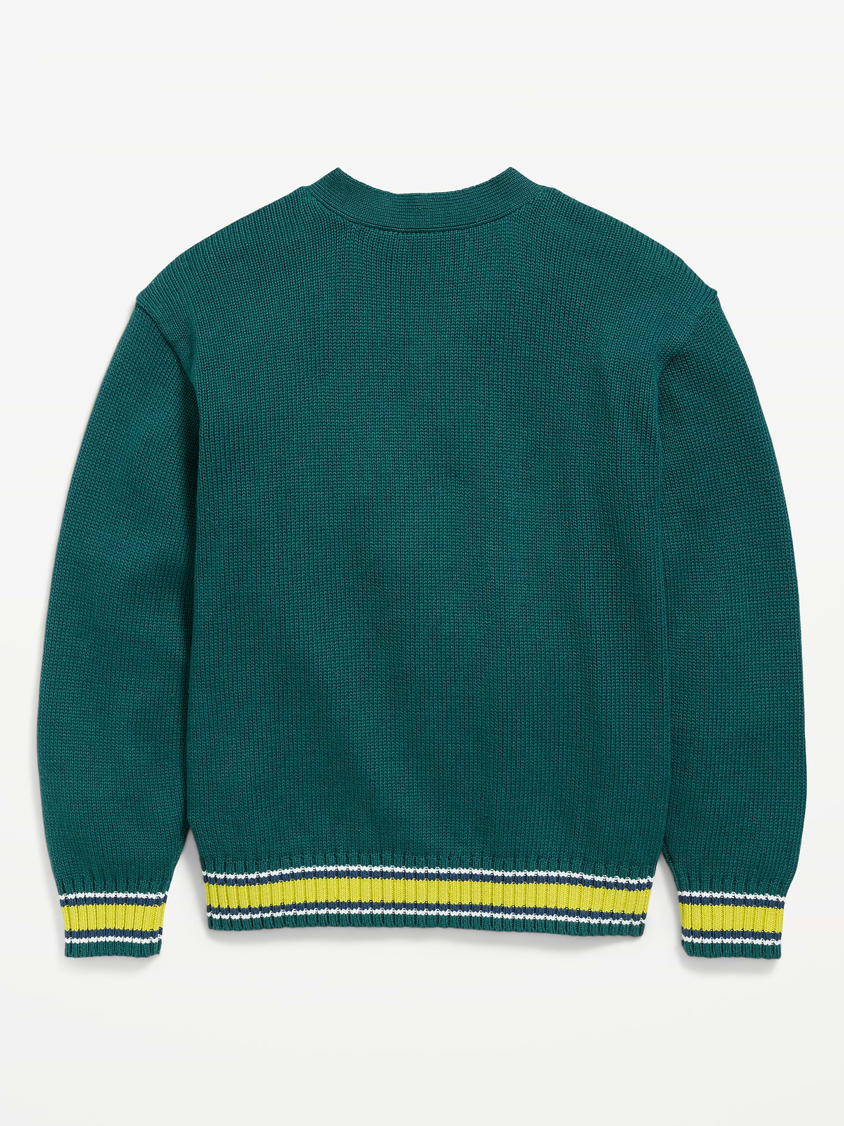 Image 3 of 3, Oversized Graphic Cardigan Sweater for Toddler Boys