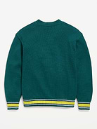 Image 3 of 3, Oversized Graphic Cardigan Sweater for Toddler Boys