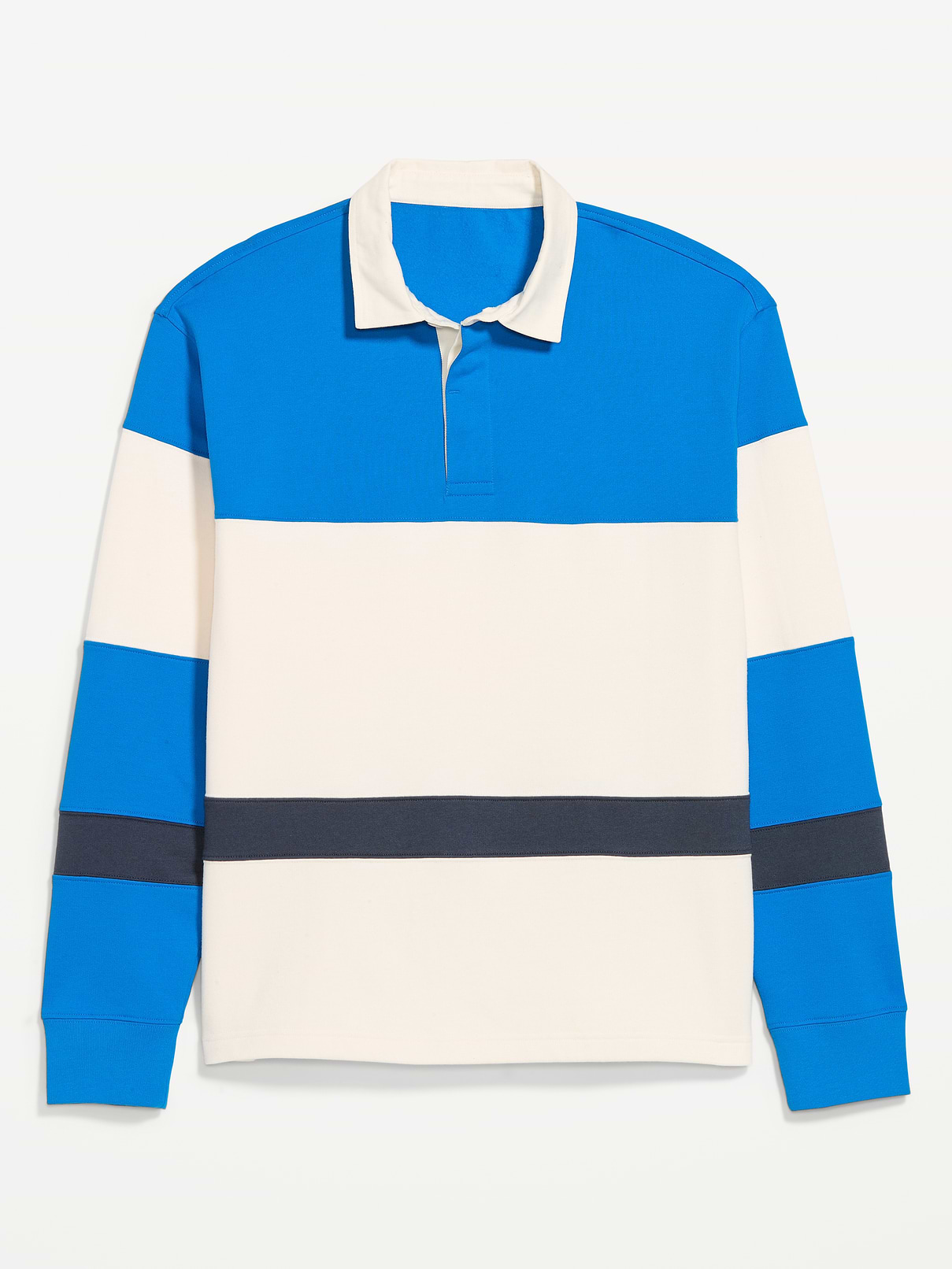Long-Sleeve Rugby Polo Shirt