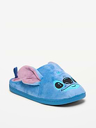 Image 1 of 4, textured outsole, open heel, cushioned foot bed, velour upper, microfleece lining, licensed graphic, ©Disney, Product #1184169