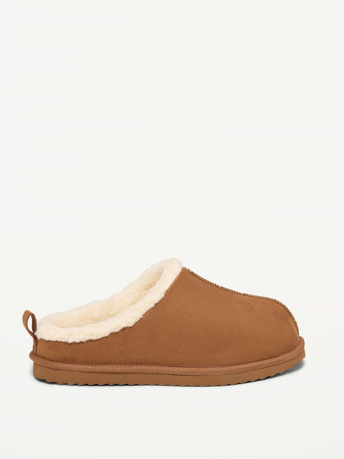 Image 4 of 4, Faux-Suede Mule Slippers for Boys