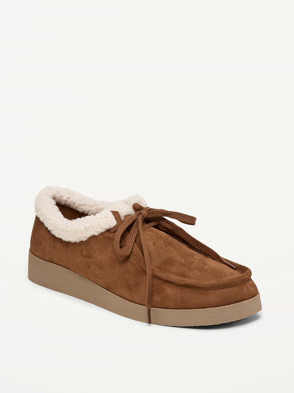 Faux-Suede Mule Slippers for Boys
