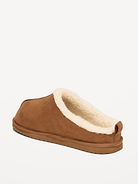 Image 3 of 4, Faux-Suede Mule Slippers for Boys