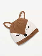 Image 1 of 2, embroidered reindeer graphic, ribbed cuff, Product #1185031