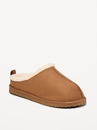 Image 1 of 4, rounded toe box, open mule heel, cushioned foot bed, cozy sherpa lining, Product #1184845