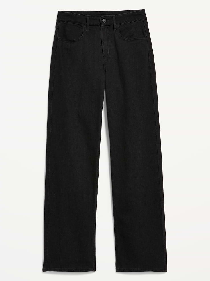 Image 5 of 6, Curvy High-Waisted Wow Wide-Leg Jeans