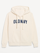 Image 2 of 2, Loose Logo Zip Hoodie