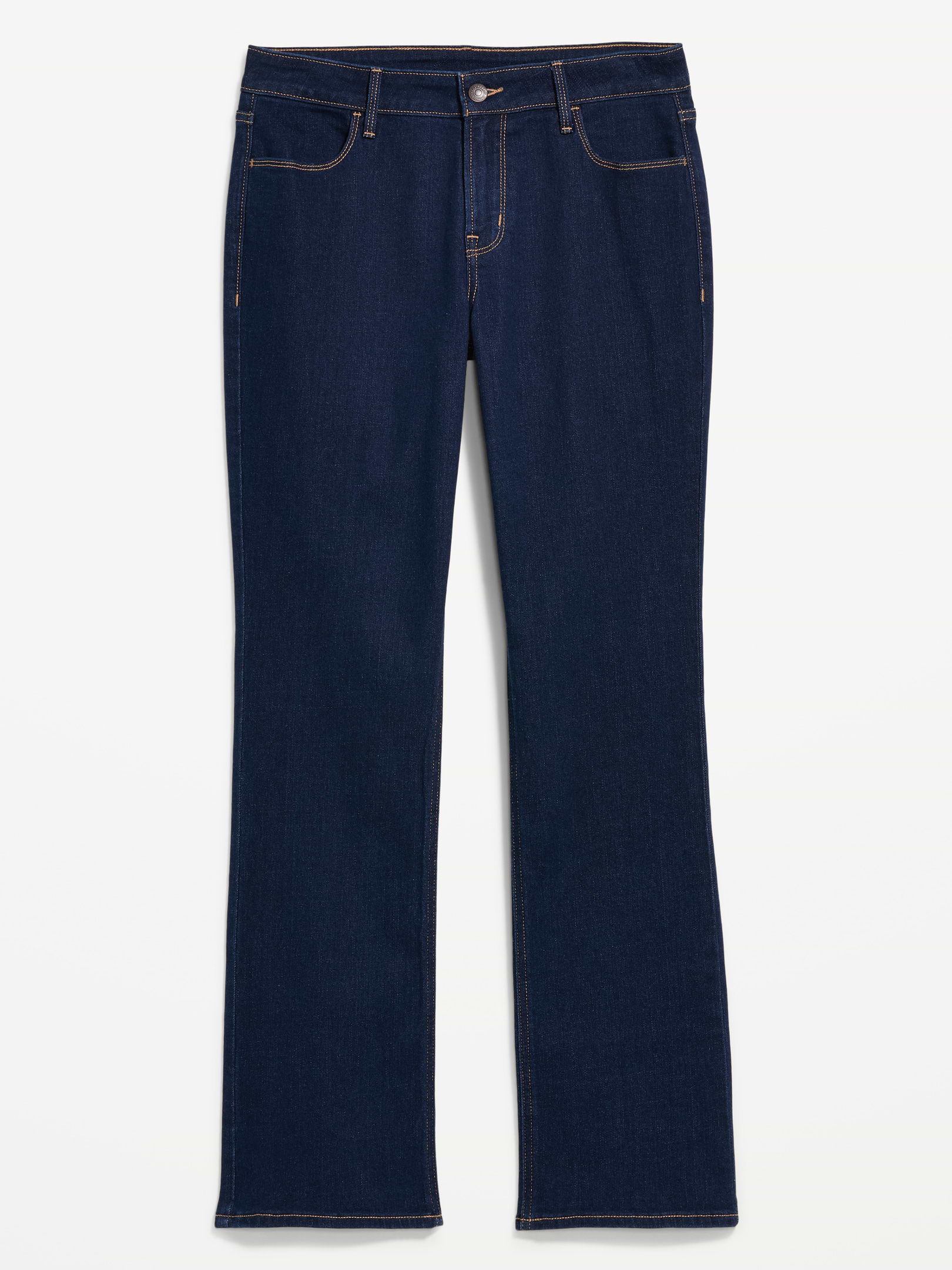 Image 5 of 6, Curvy Mid-Rise Wow Bootcut Jeans