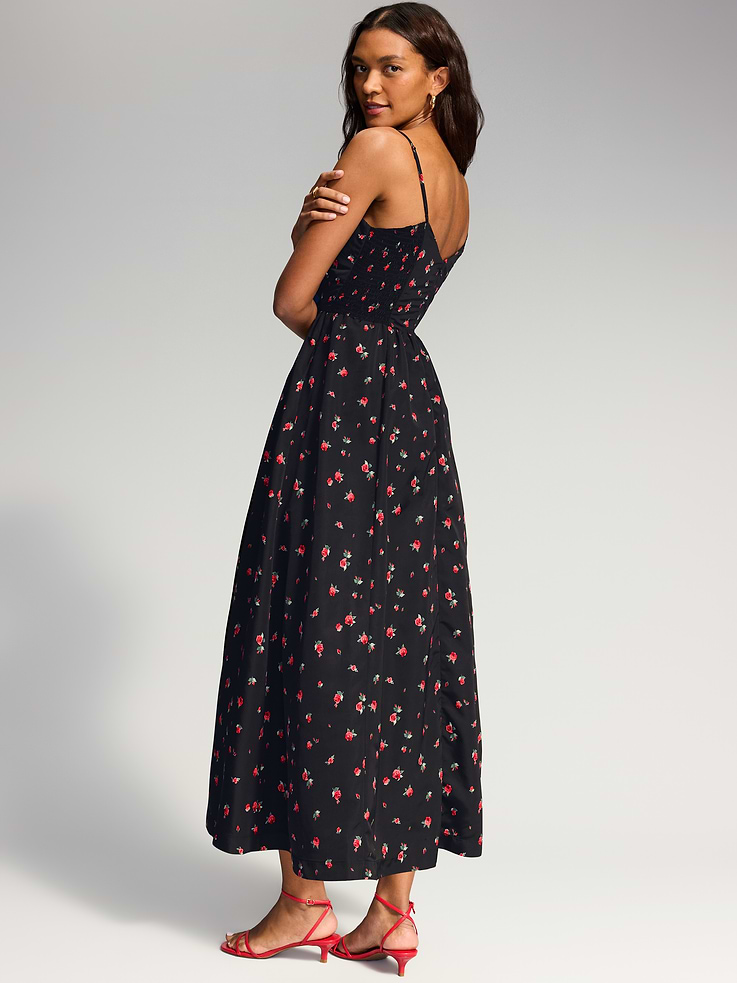 Image 2 of 8, The Occasion by Old Navy Sleeveless Fit and Flare Midi Dress