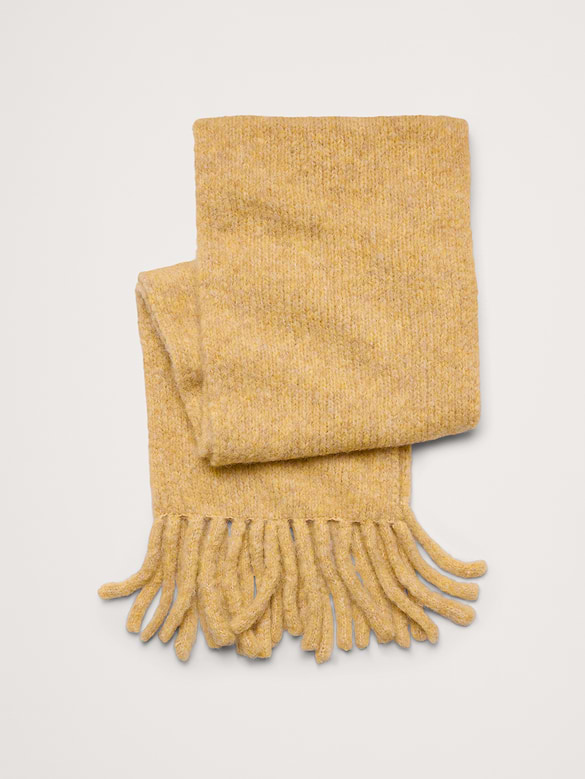 Italian Alpaca-Blend Long Scarf