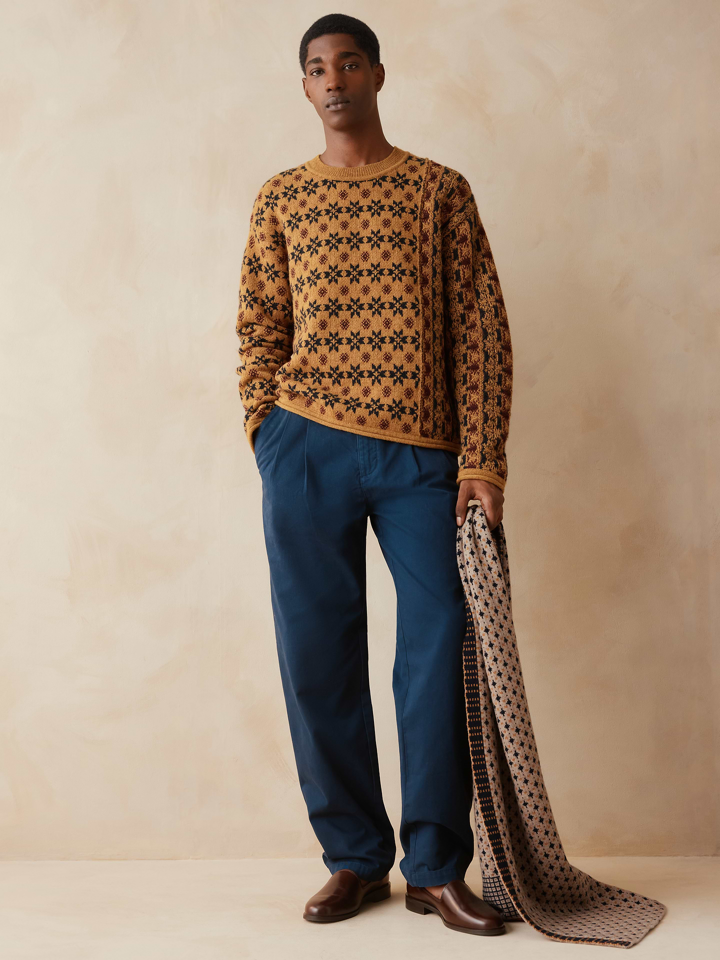 Image 6 of 8, Archive Reissue Straight Pleated Chino