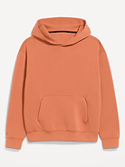 Image 1 of 2, Make your moves in Old Navy Sport's Bounce Fleece: Our signature smooth spacer fabric that keeps its shape., built-in hood, drop-shoulder sleeves, kangaroo pocket, rib-knit trim, pullover style, 4-way stretch, breathable, Product #907940
