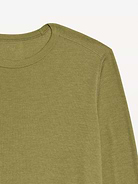 Image 3 of 3, Crew-Neck Waffle T-Shirt