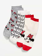 Image 1 of 1, pack includes 3 pairs of socks with varying licensed graphics, rib-knit openings, notched seams for comfort, © Disney, Product #911013