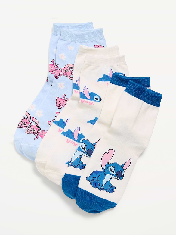 Disney© 3-Pack Crew Socks for Women