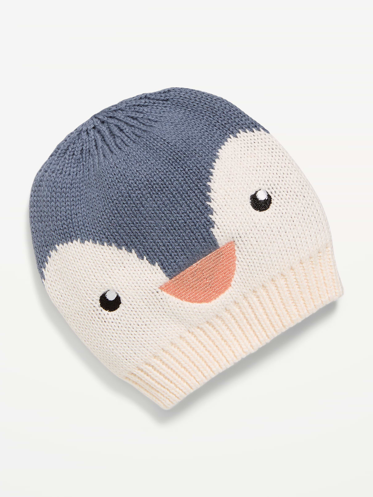 Image 1 of 2, embroidered penguin graphic, ribbed cuff, Product #1185020