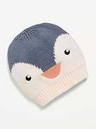 Image 1 of 2, embroidered penguin graphic, ribbed cuff, Product #1185020