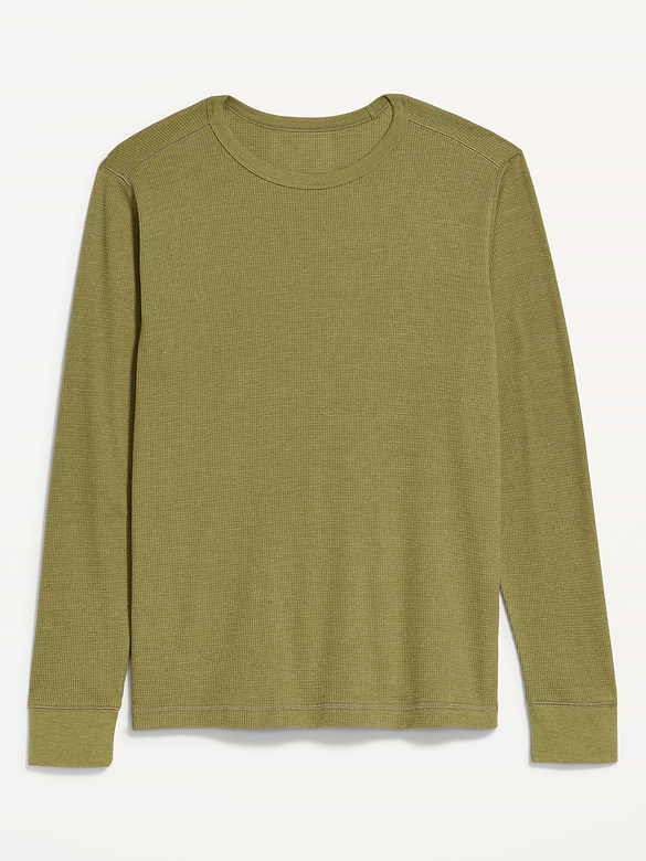 Crew-Neck Waffle T-Shirt