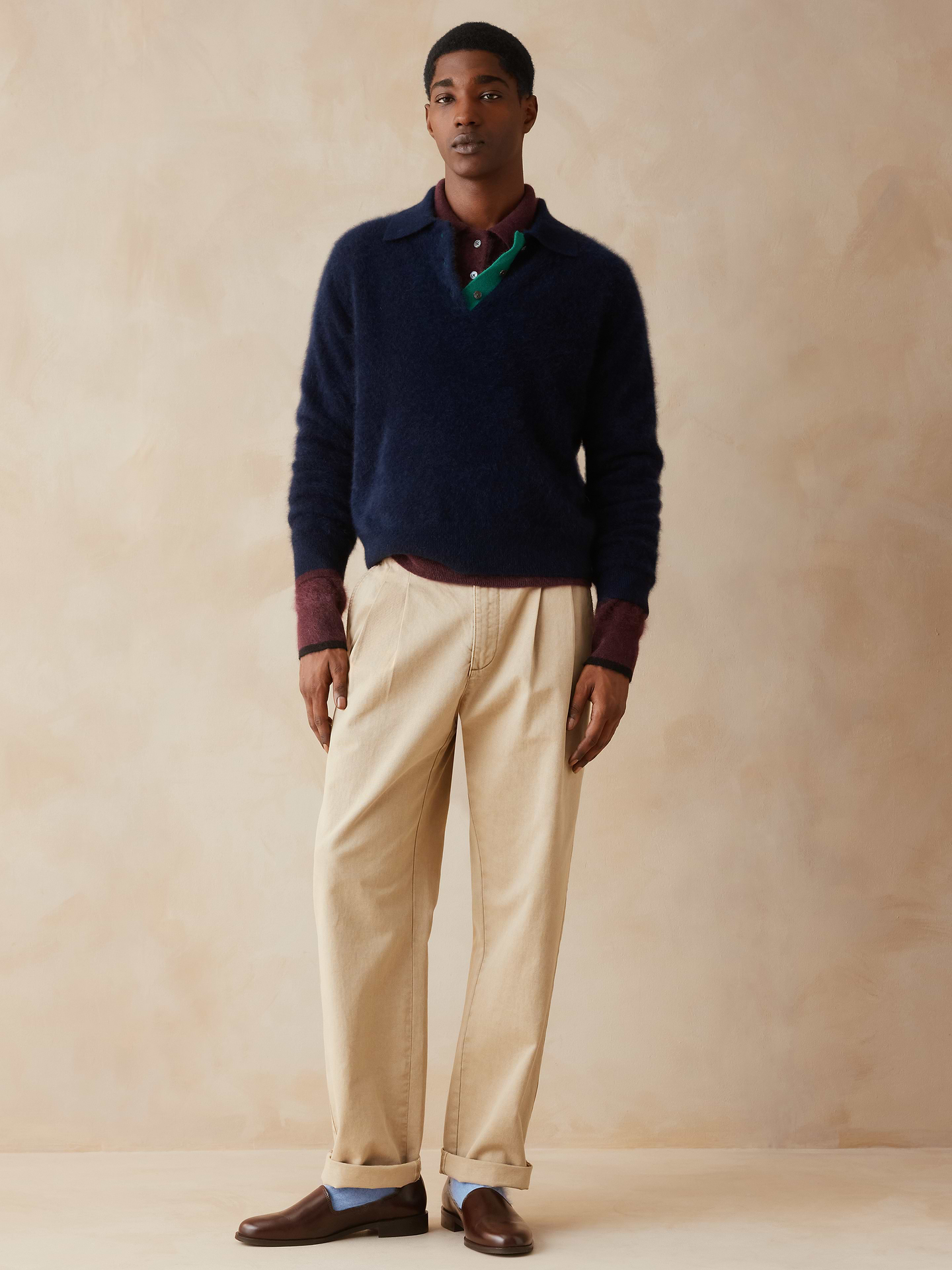 Image 6 of 8, Banana Republic x Zankov | Frankie Cashmere Sweater Polo