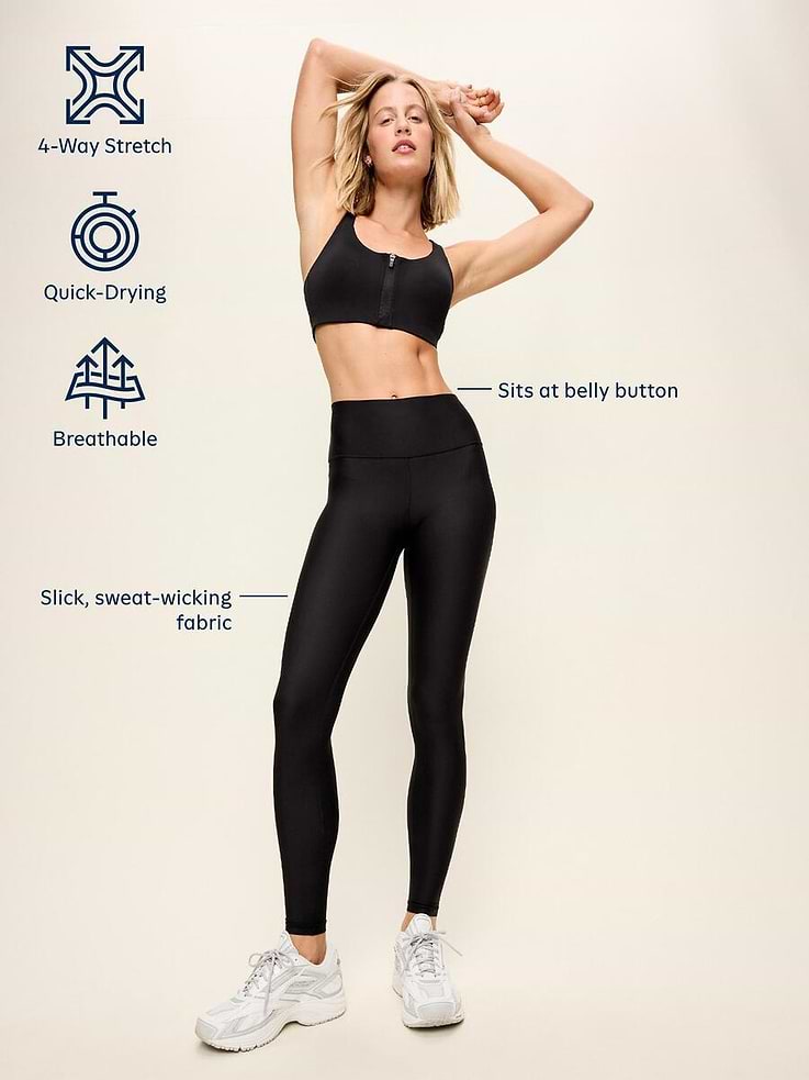 Image 5 of 9, High-Waisted PowerSoft Full-Length Leggings