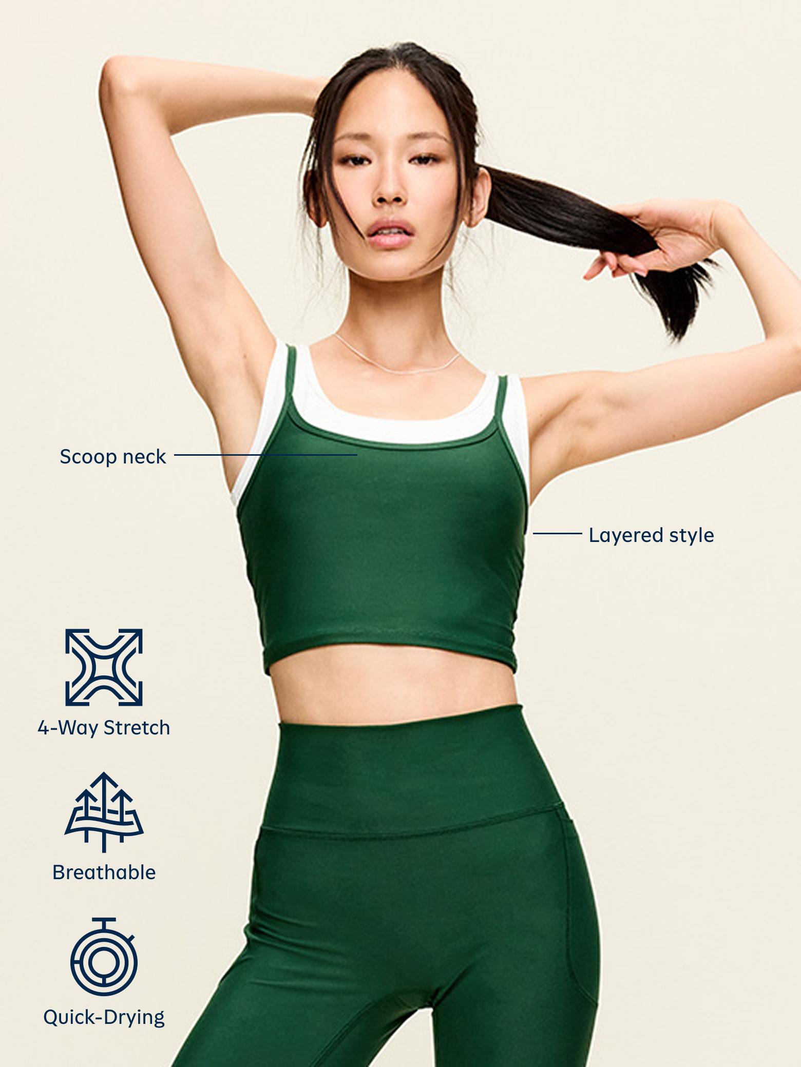 Image 3 of 3, PowerSoft Layered Longline Bra