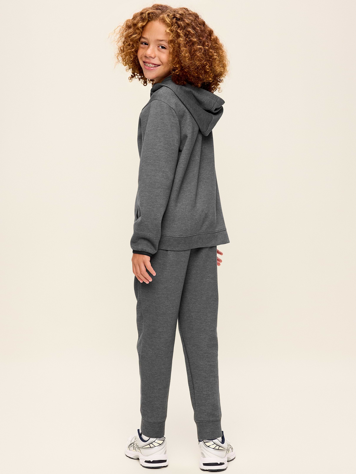 Image 2 de 4, Ensemble avec pantalon de jogging et veste à capuchon en Molleton dynamique pour garçon