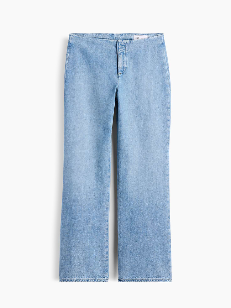 Image 6 of 6, Low Rise UltraSoft Waistless Flare Jeans
